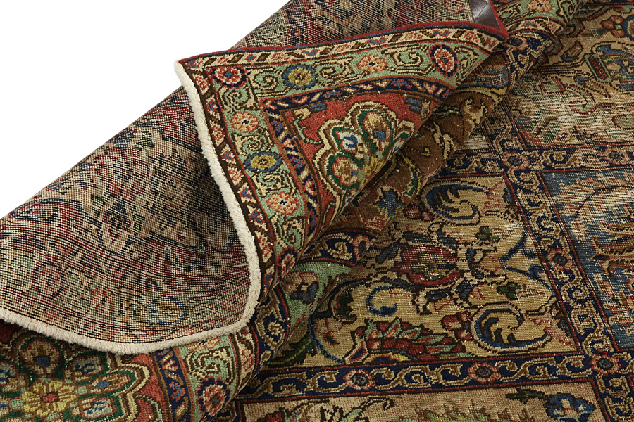 Bakhtiari - old Persian Rug 396x297 - Picture 4