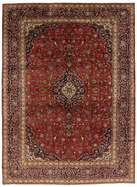 Kashan Persian Rug 400x292