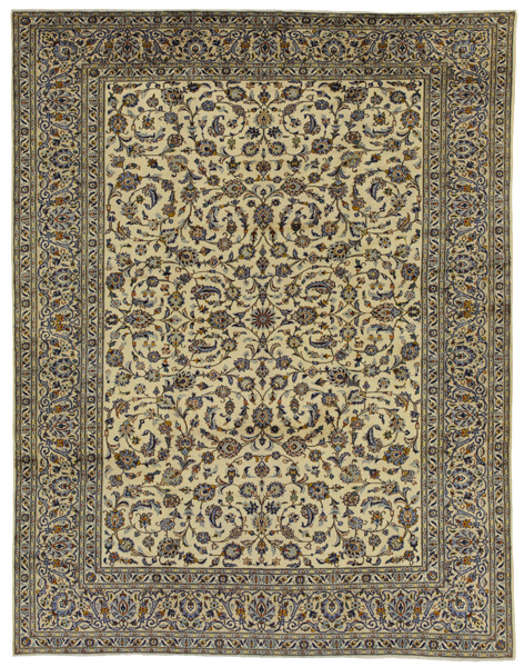 Kashan Persian Rug 400x298