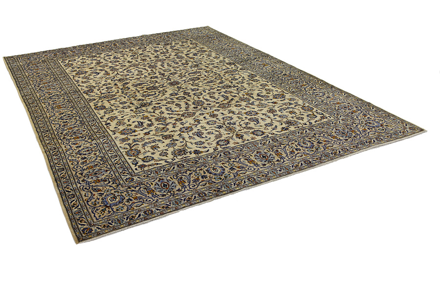 Kashan Persian Rug 400x298 - Picture 1