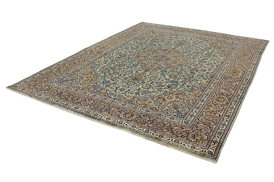 Kashan Persian Rug 400x288 - Picture 2
