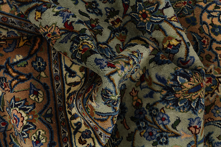 Kashan Persian Rug 400x288 - Picture 6