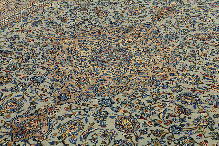 Kashan Persian Rug 400x288 - Picture 8