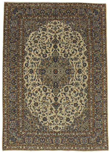 Kashan Persian Rug 388x275