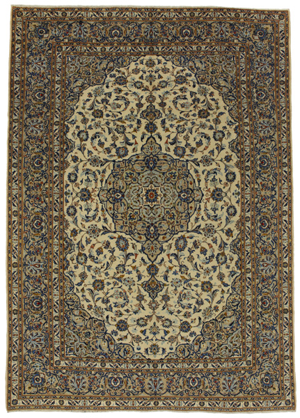 Kashan Persian Rug 388x275