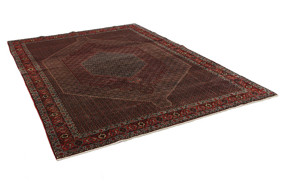 Senneh - Kurdi Persian Rug 358x252 - Picture 1