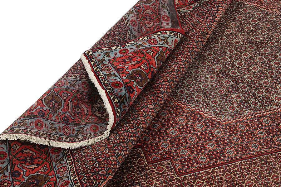 Senneh - Kurdi Persian Rug 358x252 - Picture 4