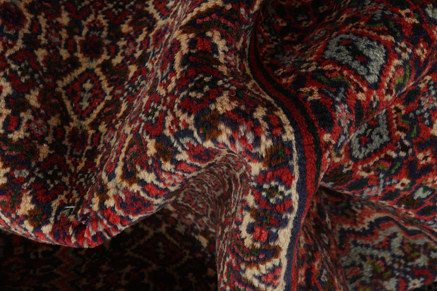 Senneh - Kurdi Persian Rug 358x252 - Picture 6