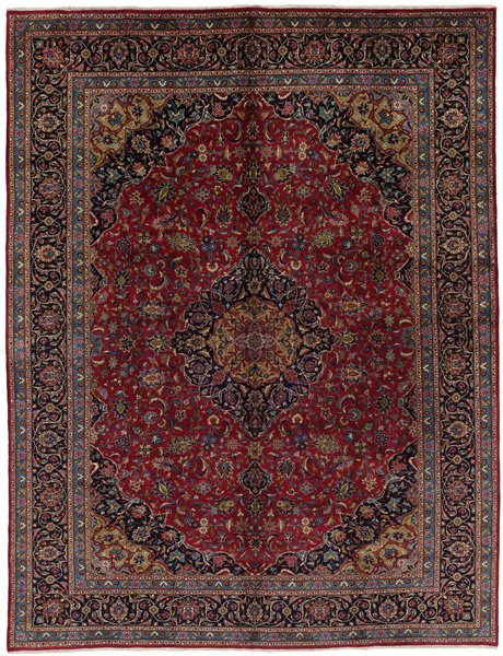 Kashan Persian Rug 392x295