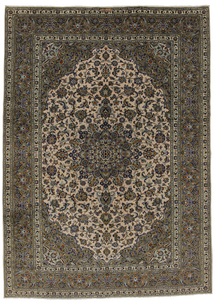 Kashan Persian Rug 345x247