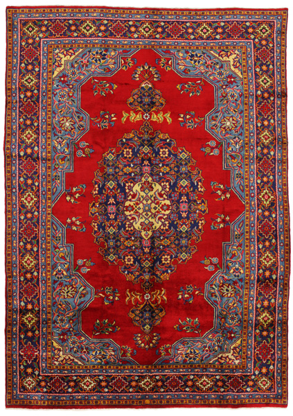 Kashan Persian Rug 345x241