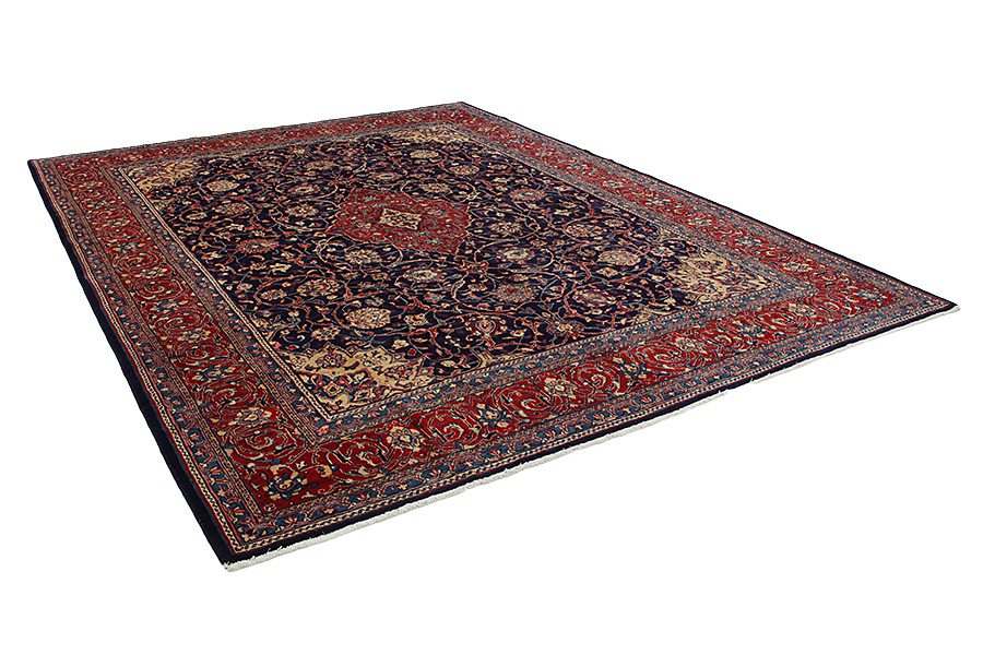 Jozan - Sarouk Persian Rug 396x303 - Picture 1