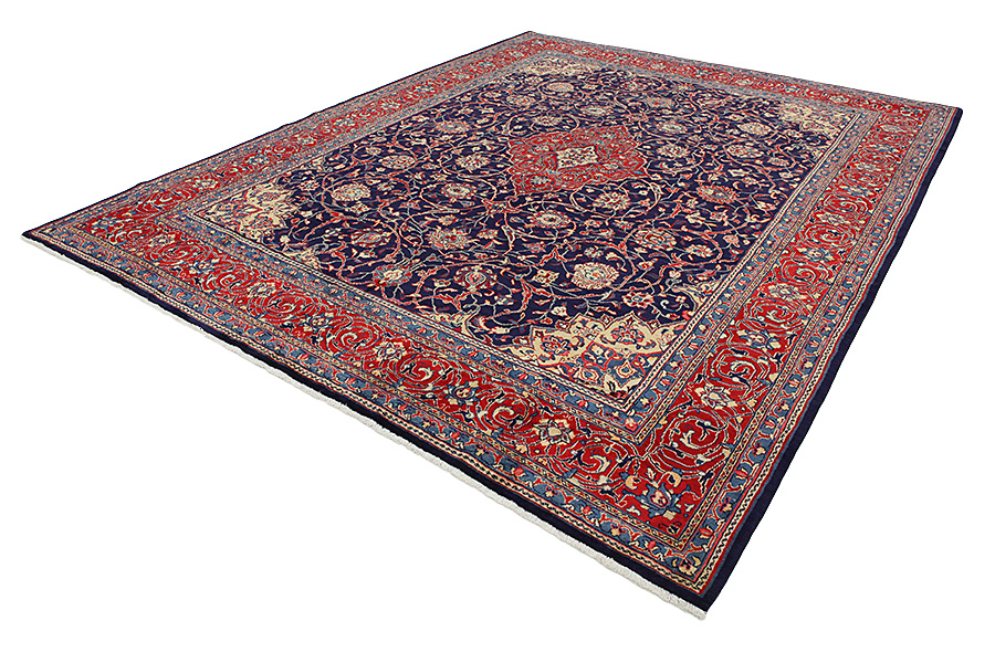 Jozan - Sarouk Persian Rug 396x303 - Picture 2