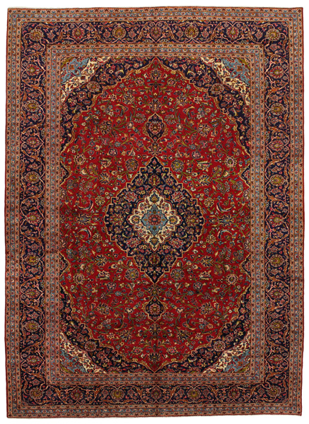 Kashan Persian Rug 406x288