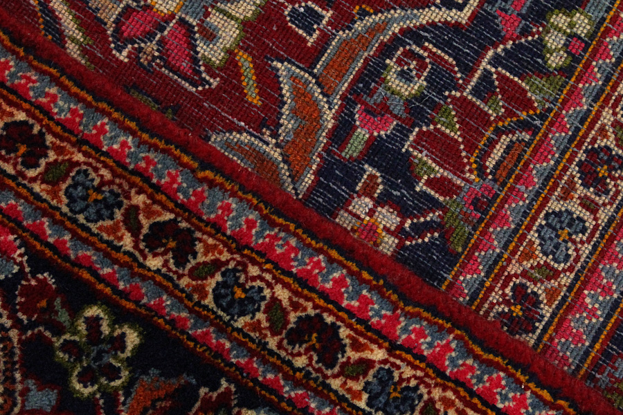 Kashan Persian Rug 302x194 - Picture 5