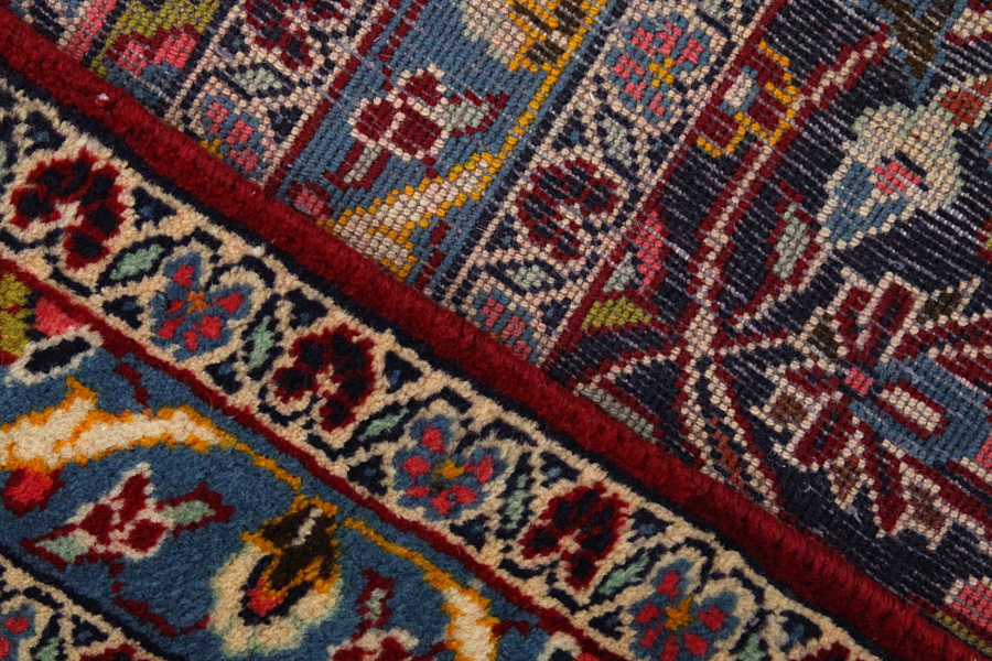 Kashan Persian Rug 440x295 - Picture 5