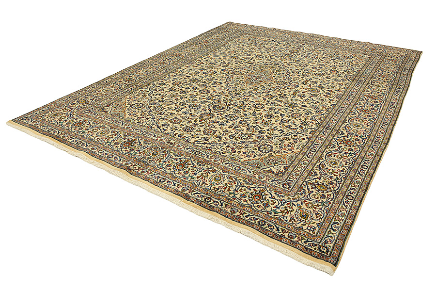 Kashan Persian Rug 394x298 - Picture 2