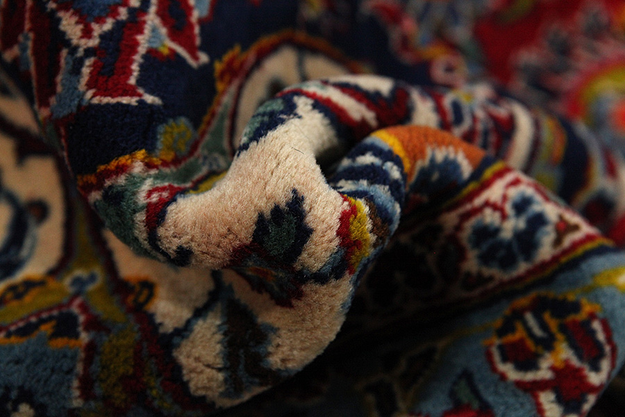 Kashan Persian Rug 410x292 - Picture 6