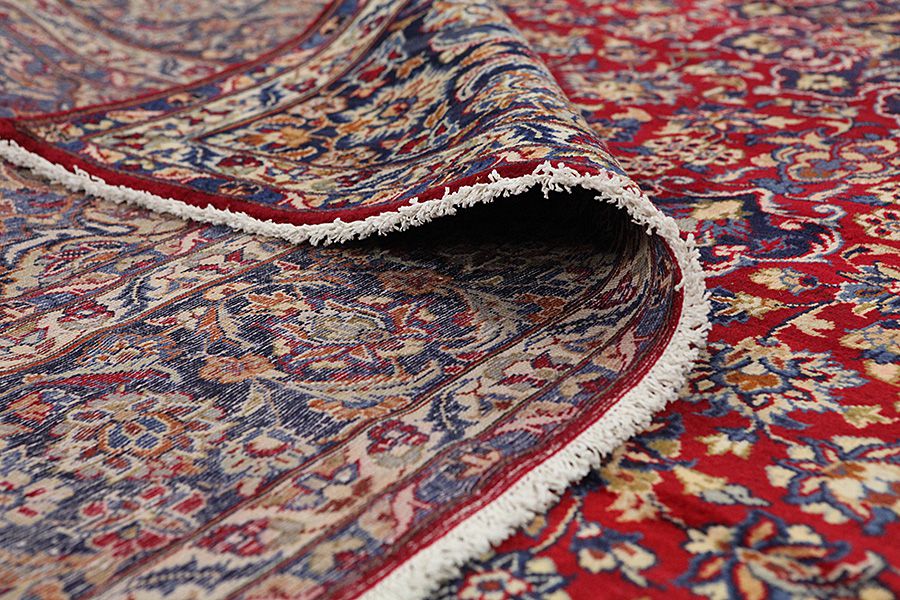 Isfahan - old Persian Rug 397x295 - Picture 4