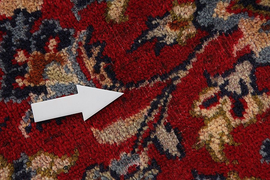 Isfahan - old Persian Rug 397x295 - Picture 8