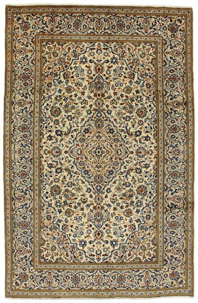Kashan Persian Rug 300x195