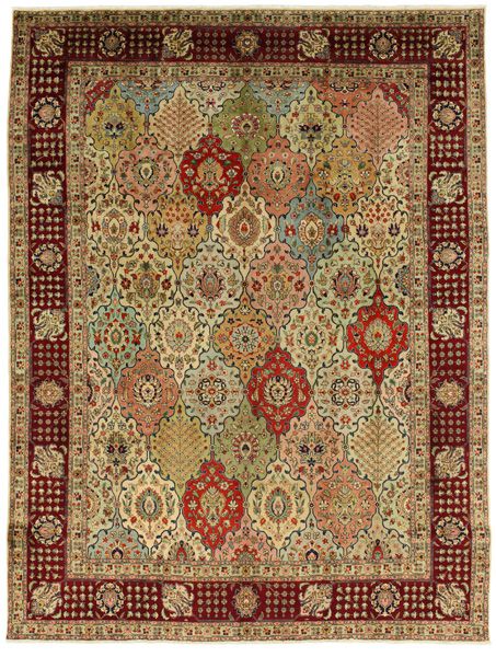 Bakhtiari - old Persian Rug 393x296