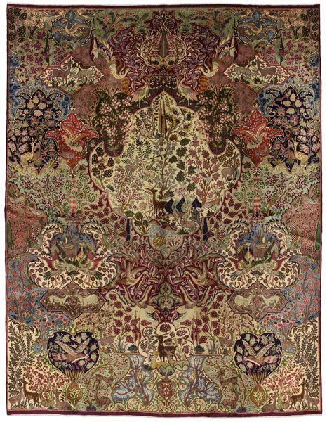 Kashmar - old Persian Rug 396x293