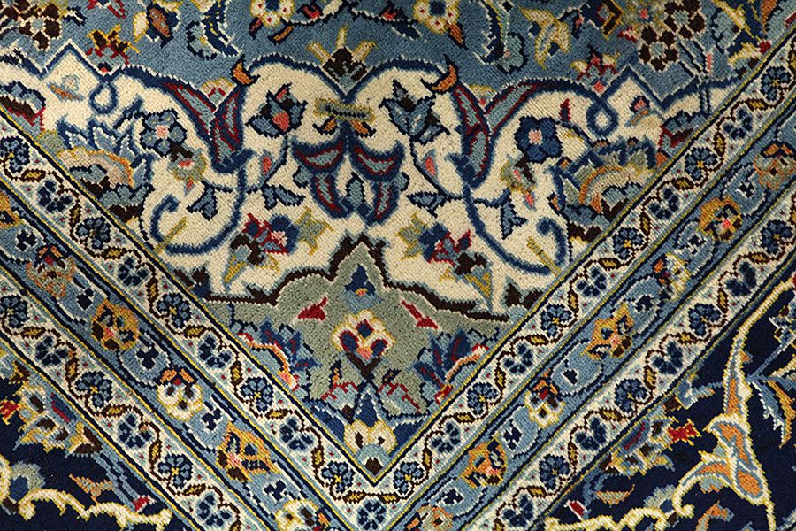 Kashan Persian Rug 344x245 - Picture 9