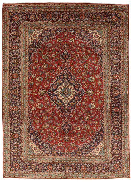 Kashan Persian Rug 400x285