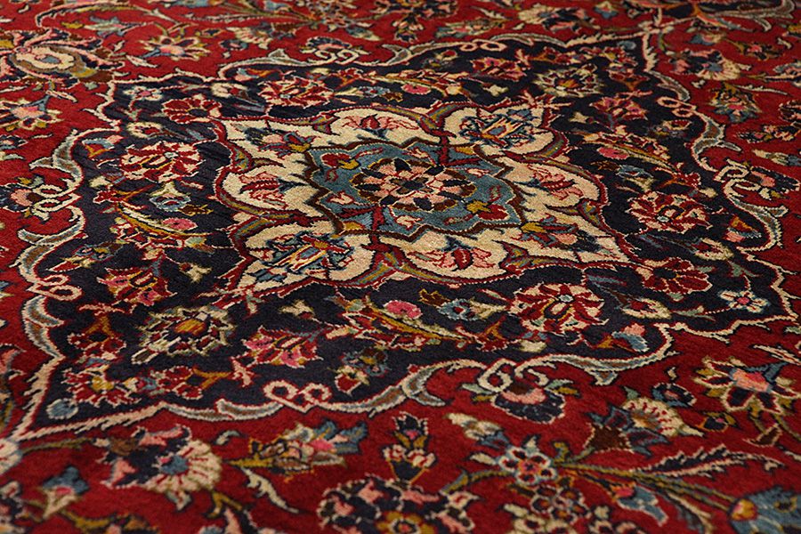 Kashan Persian Rug 400x285 - Picture 8