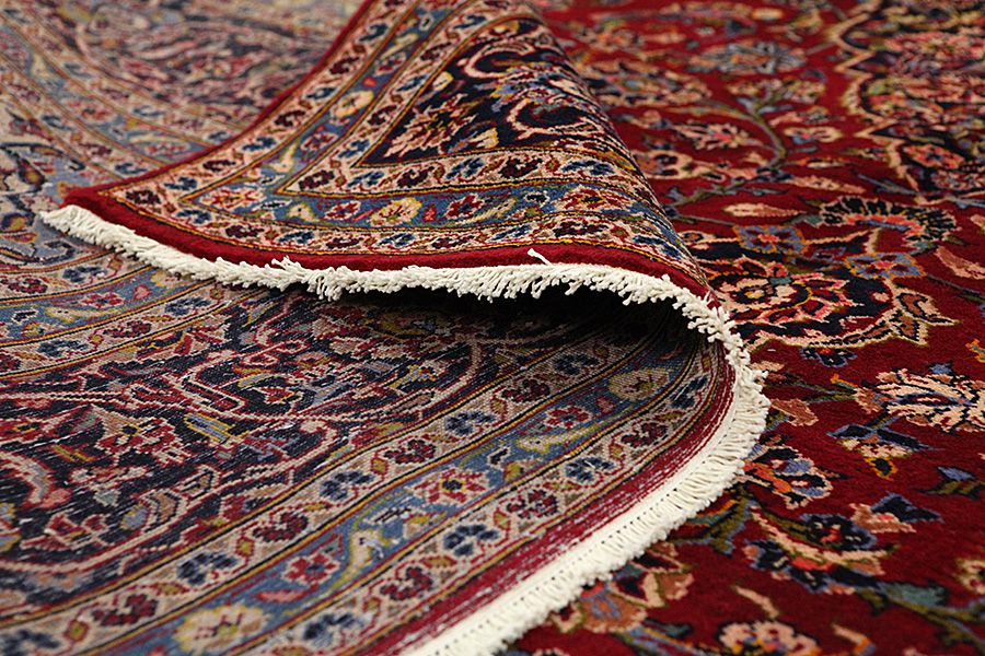 Kashan Persian Rug 400x290 - Picture 4