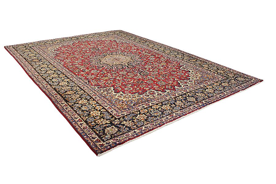 Jozan - Sarouk Persian Rug 382x297 - Picture 1
