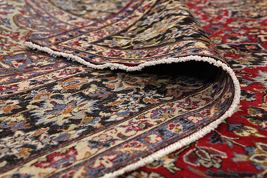 Jozan - Sarouk Persian Rug 382x297 - Picture 4