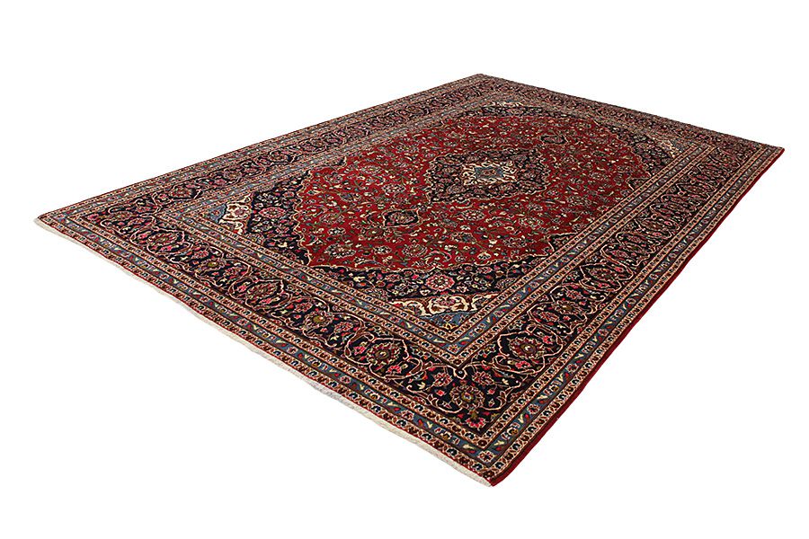 Kashan Persian Rug 365x246 - Picture 2