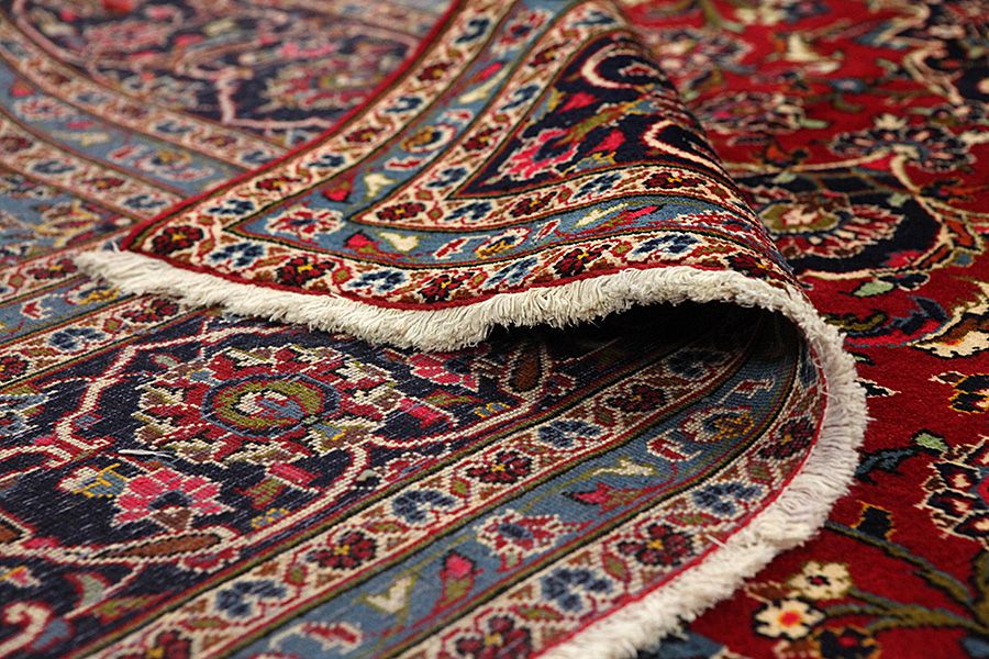 Kashan Persian Rug 365x246 - Picture 4