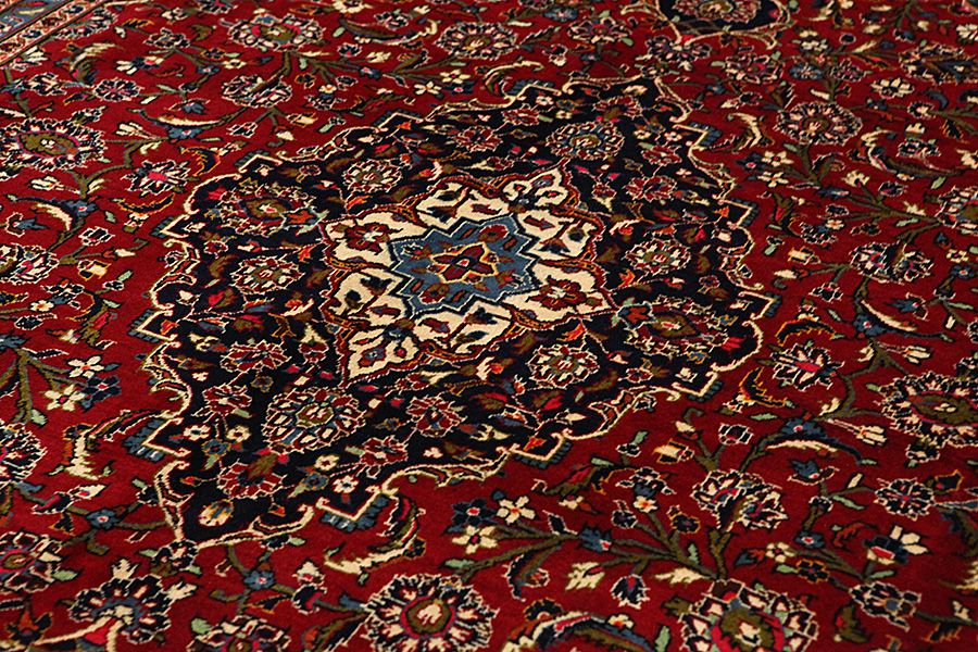 Kashan Persian Rug 365x246 - Picture 8