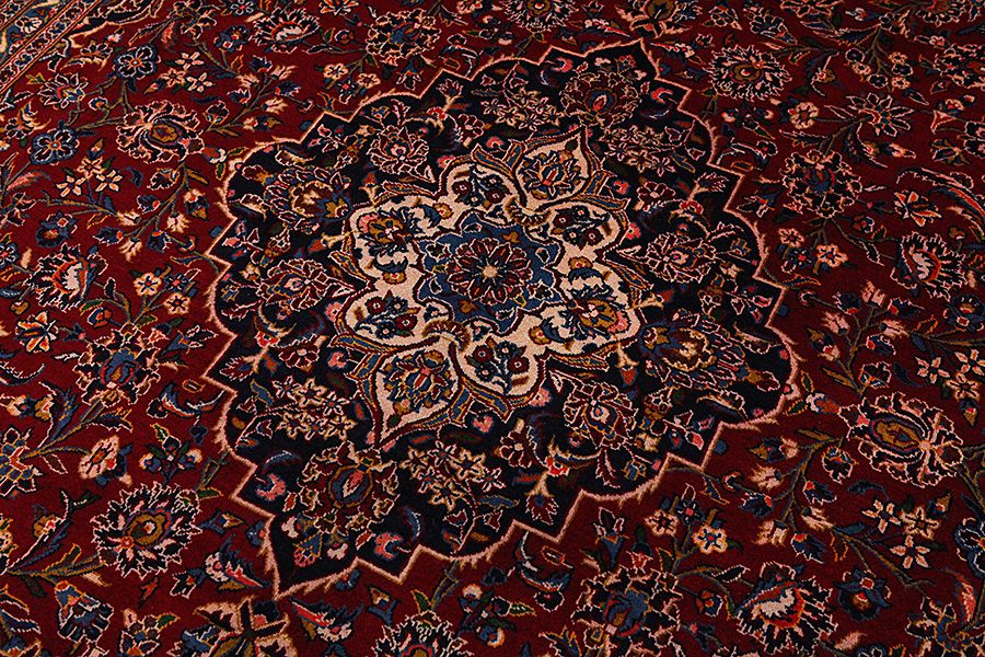 Kashan Persian Rug 423x300 - Picture 8