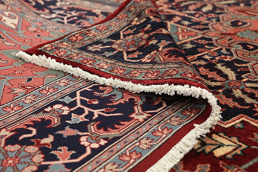 Sarab - Heriz Persian Rug 357x270 - Picture 4