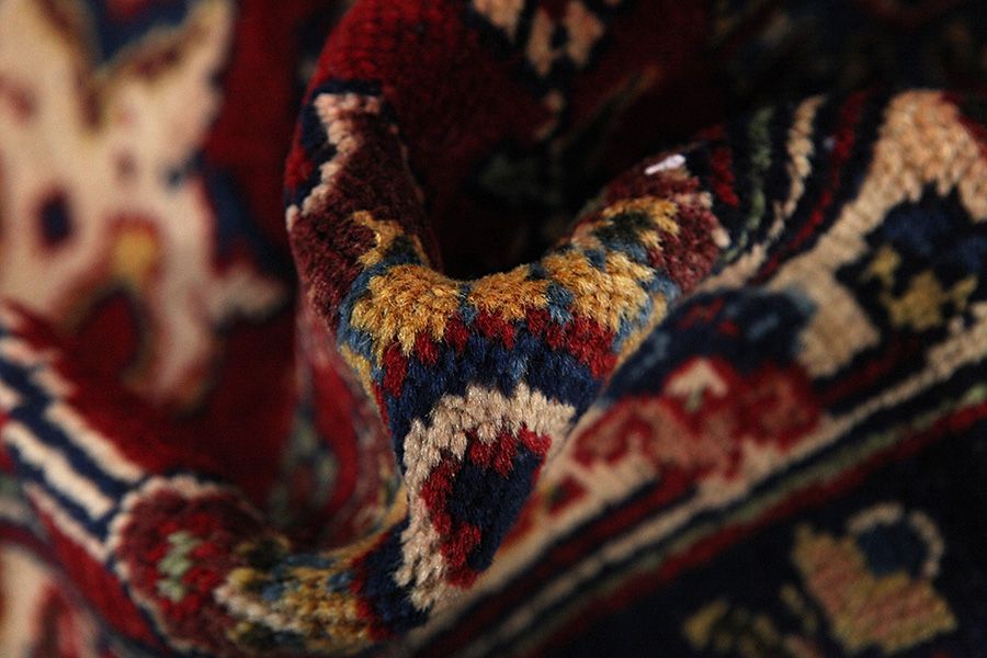 Bijar - Kurdi Persian Rug 345x242 - Picture 6