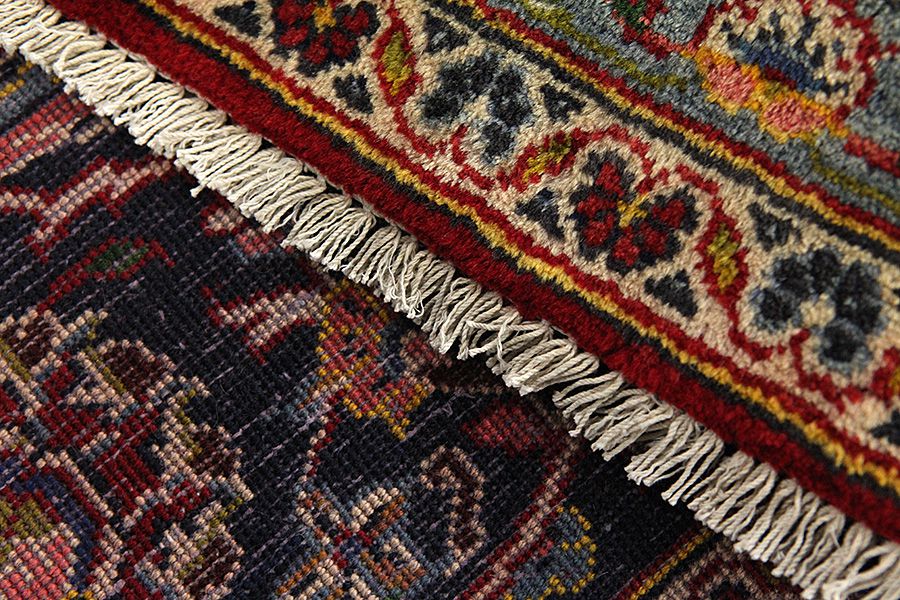 Kashan Persian Rug 396x295 - Picture 5