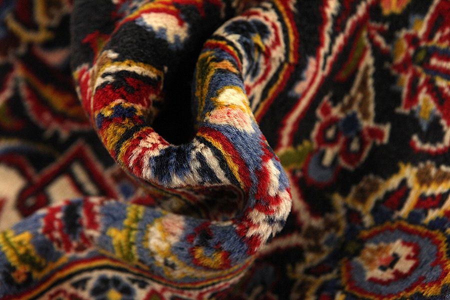 Kashan Persian Rug 420x296 - Picture 6