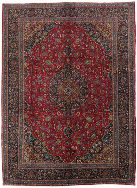 Kashan Persian Rug 393x290
