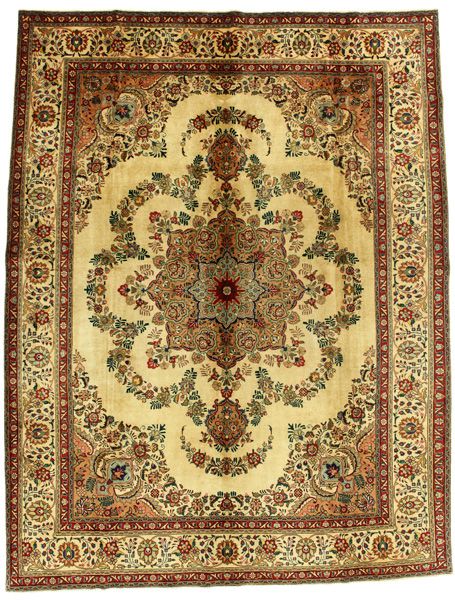 Kerman - Lavar Persian Rug 388x294