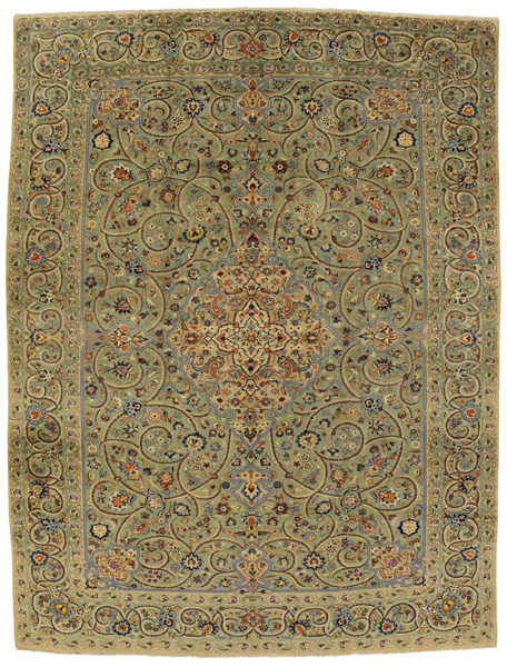 Kashan Persian Rug 398x294