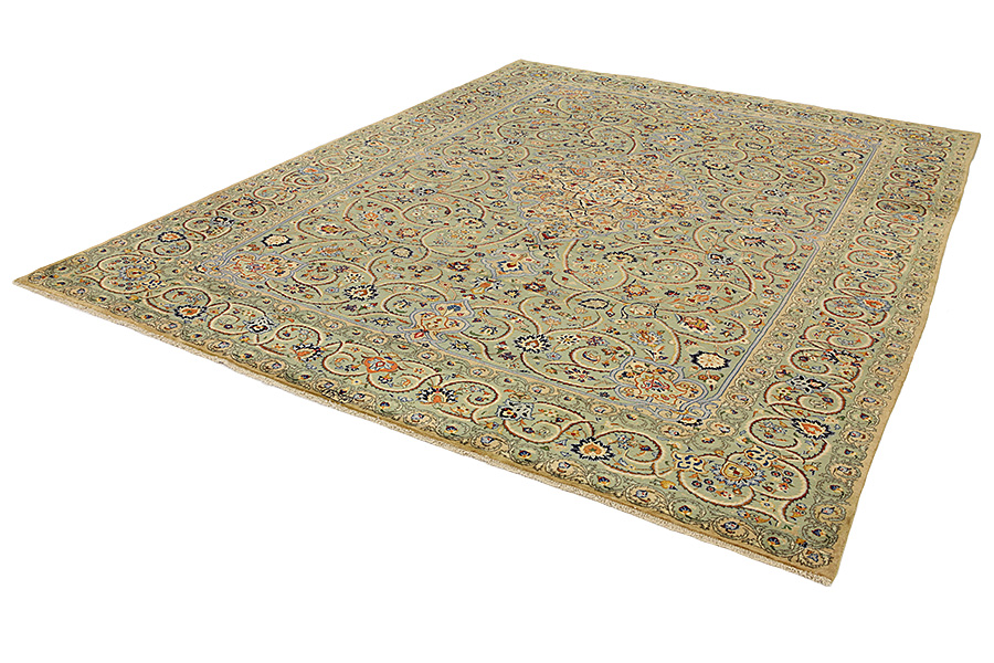 Kashan Persian Rug 398x294 - Picture 2