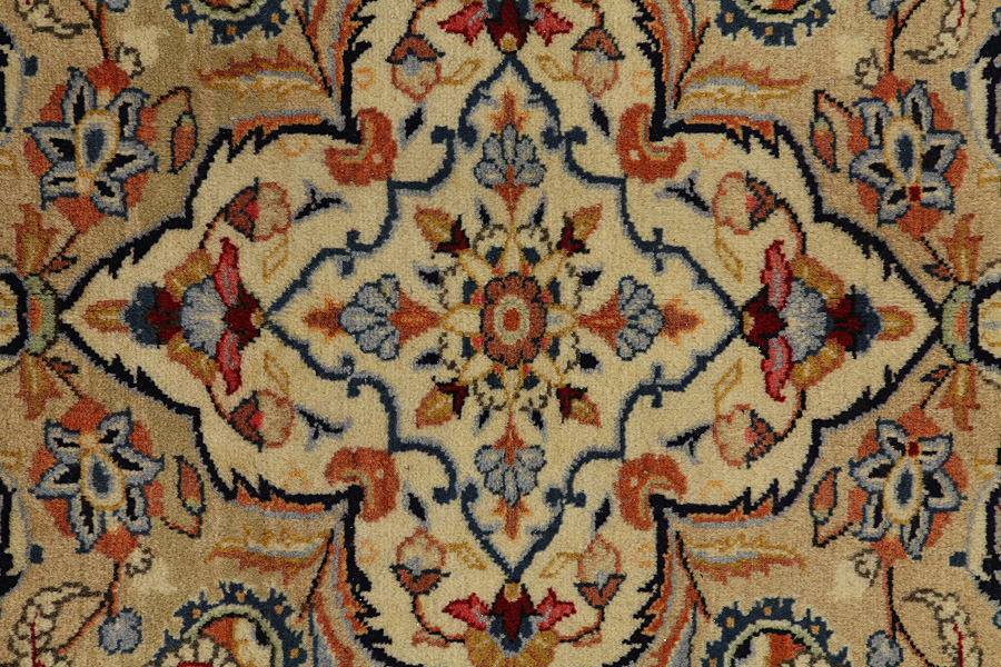 Kashan Persian Rug 398x294 - Picture 7