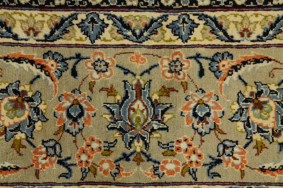 Kashan Persian Rug 400x296 - Picture 8