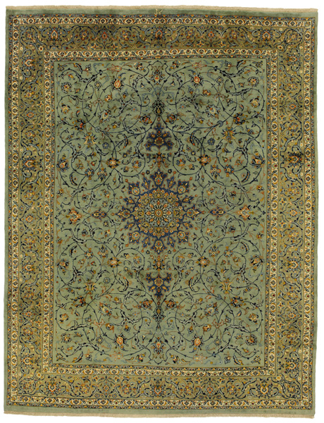 Kashan Persian Rug 378x291