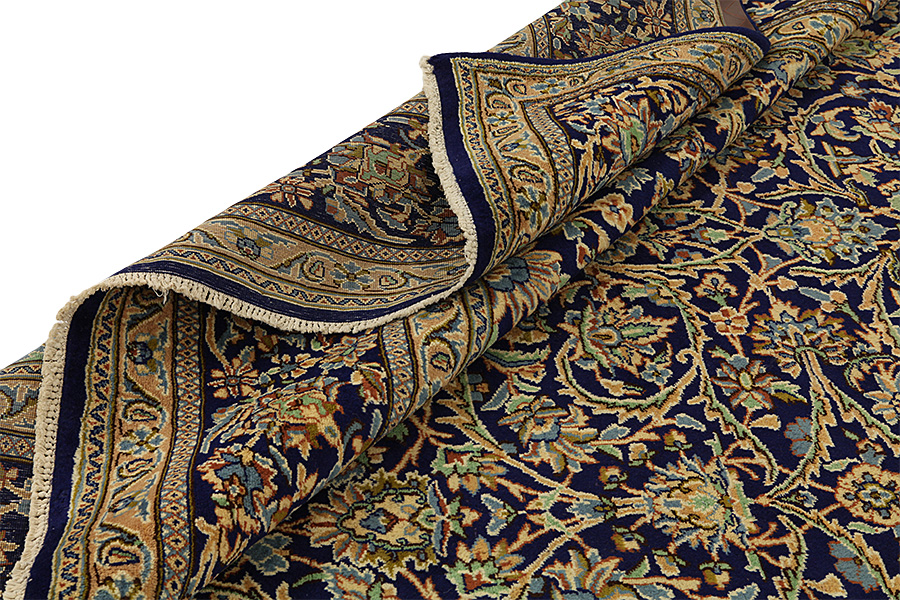 Kashan Persian Rug 412x308 - Picture 5