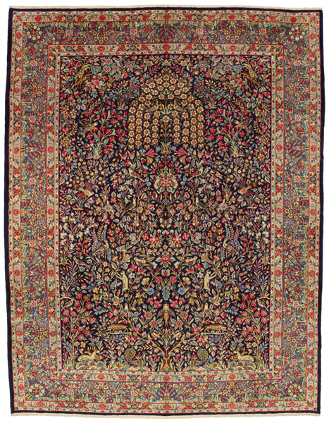 Kerman - Lavar Persian Rug 386x297